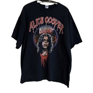 Alice Cooper VIP 2016 Tour 2XL T-Shirt Classic Shock Rock Music Glam Metal